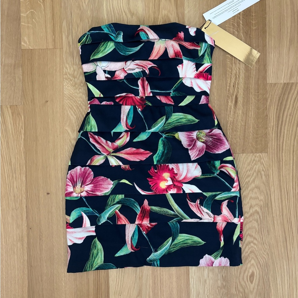 NWT Patbo strapless bandaid dress size 0/2